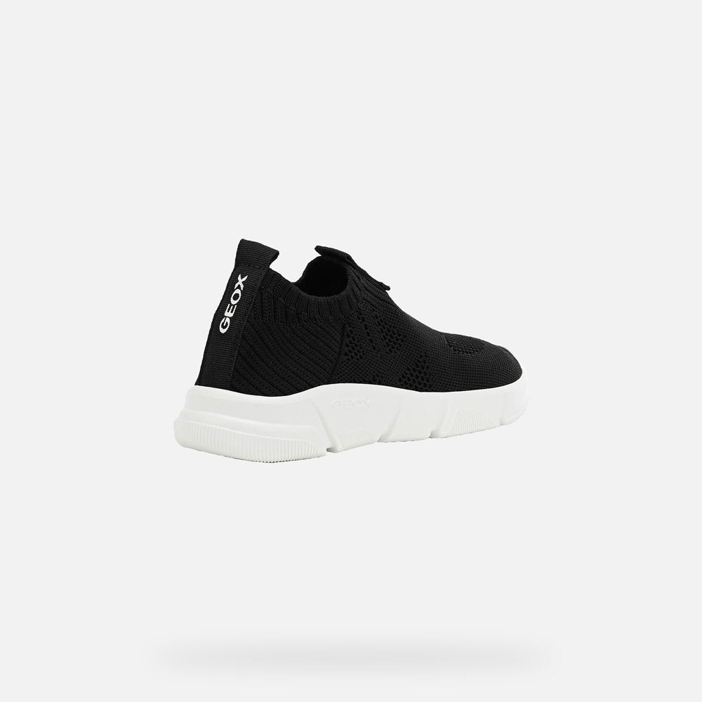 Geox Sneakers Black Aril - Geox Boys Shoes - TUXDBY916